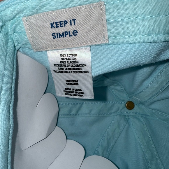 Life Is Good NWT Light Blue Aloha Cotton Baseball Cap - Picture 10 of 11